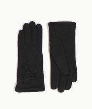 Load image into Gallery viewer, PIA ROSSINI&lt;BR&gt;
Lyla Wool Cosy Gloves&lt;BR&gt;
Black&lt;BR&gt;
