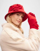 Load image into Gallery viewer, PIA ROSSINI&lt;BR&gt;
Wool Cosy Lyla Gloves&lt;BR&gt;
Red&lt;BR&gt;
