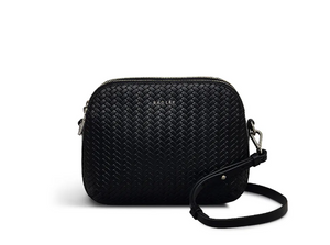 RADLEY LONDON<BR>
Dukes Place Medium Crossbody Weave Bag<BR>
Black<BR>