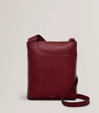 Load image into Gallery viewer, RADLEY LONDON&lt;BR&gt;
Saddle Brown Crossbody Wallet Pockets Icon Bag&lt;BR&gt;
Cranberry&lt;BR&gt;
