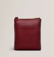 Load image into Gallery viewer, RADLEY LONDON&lt;BR&gt;
Saddle Brown Crossbody Wallet Pockets Icon Bag&lt;BR&gt;
Cranberry&lt;BR&gt;
