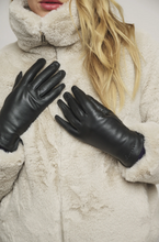 Load image into Gallery viewer, RINO AND PELLE&lt;BR&gt;
Jasmijn Leather Gloves&lt;BR&gt;
Grey, Russet&lt;BR&gt;
