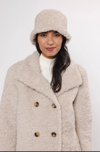 RINO AND PELLE<BR>
Kiro Teddy Hat<BR>
Birch<BR>