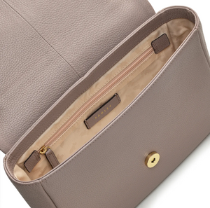 RADLEY OF LONDON<BR>
Sycamore Drive Flapover Crossbody Bag<BR>
Espresso<BR>