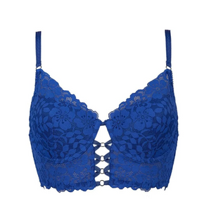 AFTER EDEN<BR>
Padded Long Bra Mayra<BR>
Dazzling Blue<BR>