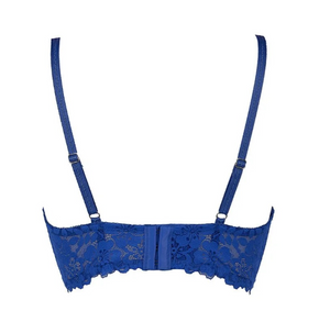 AFTER EDEN<BR>
Padded Long Bra Mayra<BR>
Dazzling Blue<BR>