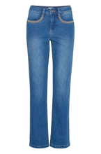 Load image into Gallery viewer, FRANSA&lt;BR&gt;
Fridae Pam Jeans&lt;BR&gt;
Blue&lt;BR&gt;
