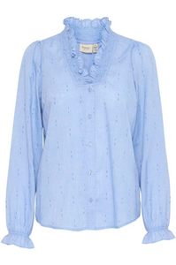 FRANSA<BR>
Popla Shirt<BR>
Azure<BR>