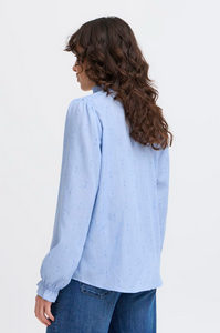 FRANSA<BR>
Popla Shirt<BR>
Azure<BR>