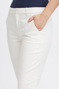 FRANSA<BR>
Tessa Vita Trouser<BR>
Navy, Cream<BR>