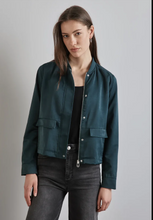 Load image into Gallery viewer, STREET ONE&lt;BR&gt;
Lipstick Bomber Jacket&lt;BR&gt;
Petrol&lt;BR&gt;
