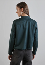 Load image into Gallery viewer, STREET ONE&lt;BR&gt;
Lipstick Bomber Jacket&lt;BR&gt;
Petrol&lt;BR&gt;
