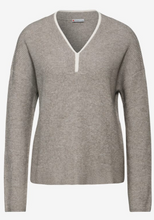 Load image into Gallery viewer, STREET ONE&lt;BR&gt;
Knit Jumper&lt;BR&gt;
Beige&lt;BR&gt;
