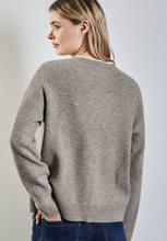 Load image into Gallery viewer, STREET ONE&lt;BR&gt;
Knit Jumper&lt;BR&gt;
Beige&lt;BR&gt;
