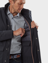 Load image into Gallery viewer, VEDONEIRE&lt;BR&gt;
Quilt Jacket&lt;BR&gt;
Navy&lt;BR&gt;
