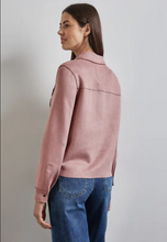 Load image into Gallery viewer, STREET ONE&lt;BR&gt;
Overshirt with Verlour Look&lt;BR&gt;
Dusty Rose&lt;BR&gt;
