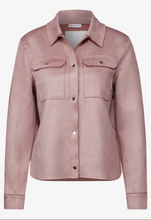 Load image into Gallery viewer, STREET ONE&lt;BR&gt;
Overshirt with Verlour Look&lt;BR&gt;
Dusty Rose&lt;BR&gt;
