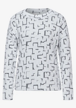 Load image into Gallery viewer, STREET ONE&lt;BR&gt;
Knit Jumper&lt;BR&gt;
White/Black&lt;BR&gt;
