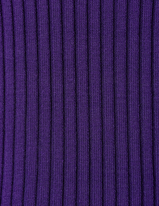 MORE AND MORE<BR>
Ribbed Knit Sweater<BR>
Purple<BR>