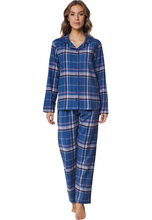 Load image into Gallery viewer, PASTUNETTE&lt;BR&gt;
Full Button Pyjamas&lt;BR&gt;
520&lt;BR&gt;
