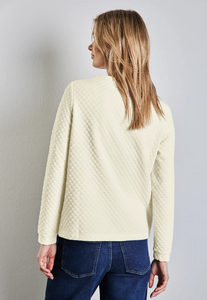 STREET ONE<BR>
Structured Turtle Neck<BR>
Cream<BR>