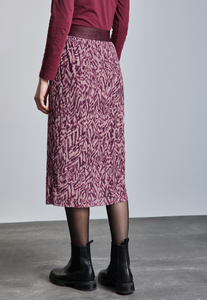 STREET ONE<BR>
Mesh Skirt<BR>
Mulberry<BR>