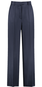 TAIFUN<BR>
Elegant Trousers with Wide Leg<BR>
Navy<BR>