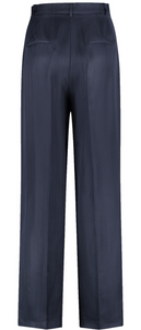 TAIFUN<BR>
Elegant Trousers with Wide Leg<BR>
Navy<BR>