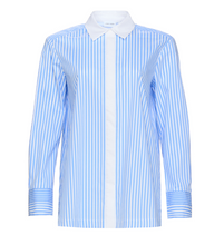 Load image into Gallery viewer, GERRY WEBER&lt;BR&gt;
Striped Shirt&lt;BR&gt;
Blue/White&lt;BR&gt;
