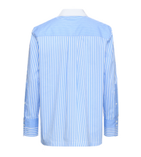 Load image into Gallery viewer, GERRY WEBER&lt;BR&gt;
Striped Shirt&lt;BR&gt;
Blue/White&lt;BR&gt;
