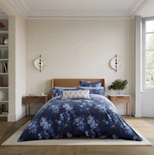 Load image into Gallery viewer, BEDDING OF BELFAST&lt;BR&gt;
Nahla Bedlinen&lt;BR&gt;
Navy&lt;BR&gt;
