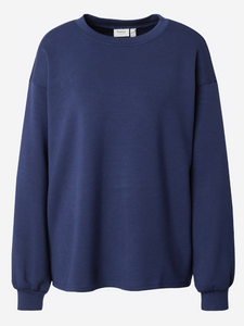 FRANSA<BR>
Corea Sweatshirt<BR>
Navy<BR>