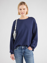 Load image into Gallery viewer, FRANSA&lt;BR&gt;
Corea Sweatshirt&lt;BR&gt;
Navy&lt;BR&gt;
