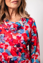 Load image into Gallery viewer, AVALON&lt;BR&gt;
Floral Mesh Top&lt;BR&gt;
Coral&lt;BR&gt;
