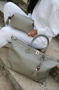 LUELLA<BR>
Lana Weekend Bag<BR>
Sage<BR>