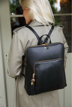 Load image into Gallery viewer, LUELLA&lt;BR&gt;
Philly Backpack&lt;BR&gt;
Black&lt;BR&gt;
