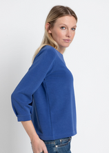 Load image into Gallery viewer, MORE AND MORE&lt;BR&gt;
Sweatshirt&lt;BR&gt;
Blue&lt;BR&gt;
