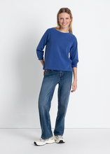 Load image into Gallery viewer, MORE AND MORE&lt;BR&gt;
Sweatshirt&lt;BR&gt;
Blue&lt;BR&gt;
