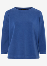 Load image into Gallery viewer, MORE AND MORE&lt;BR&gt;
Sweatshirt&lt;BR&gt;
Blue&lt;BR&gt;
