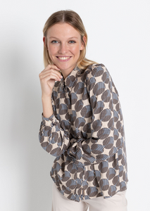 MORE AND MORE<BR>
Dot Blouse<BR>
Multi<BR>