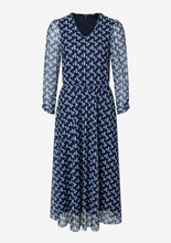 Load image into Gallery viewer, MORE AND MORE&lt;BR&gt;
Mesh Dress&lt;BR&gt;
Blue&lt;BR&gt;
