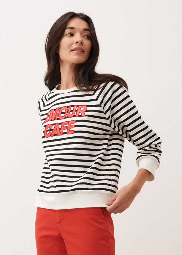 MORE AND MORE<BR>
Sweatshirt<BR>
Red/White<BR>