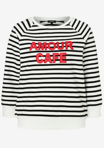 MORE AND MORE<BR>
Sweatshirt<BR>
Red/White<BR>