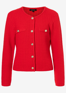 MORE AND MORE<BR>
Cardigan<BR>
Red<BR>