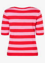 Load image into Gallery viewer, MORE AND MORE&lt;BR&gt;
Stripe Jumper&lt;BR&gt;
Red/Pink&lt;BR&gt;
