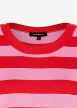 Load image into Gallery viewer, MORE AND MORE&lt;BR&gt;
Stripe Jumper&lt;BR&gt;
Red/Pink&lt;BR&gt;
