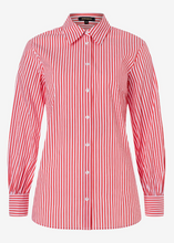 Load image into Gallery viewer, MORE AND MORE&lt;BR&gt;
Stripe Shirt&lt;BR&gt;
Red/White&lt;BR&gt;
