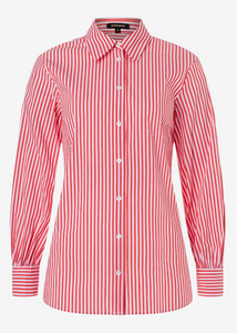 MORE AND MORE<BR>
Stripe Shirt<BR>
Red/White<BR>