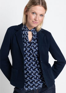 MORE AND MORE<BR>
Jersey Blazer<BR>
Navy<BR>