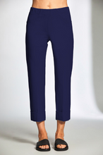 Load image into Gallery viewer, PERUZZI&lt;BR&gt;
Turn Up Trousers&lt;BR&gt;
Navy&lt;BR&gt;
